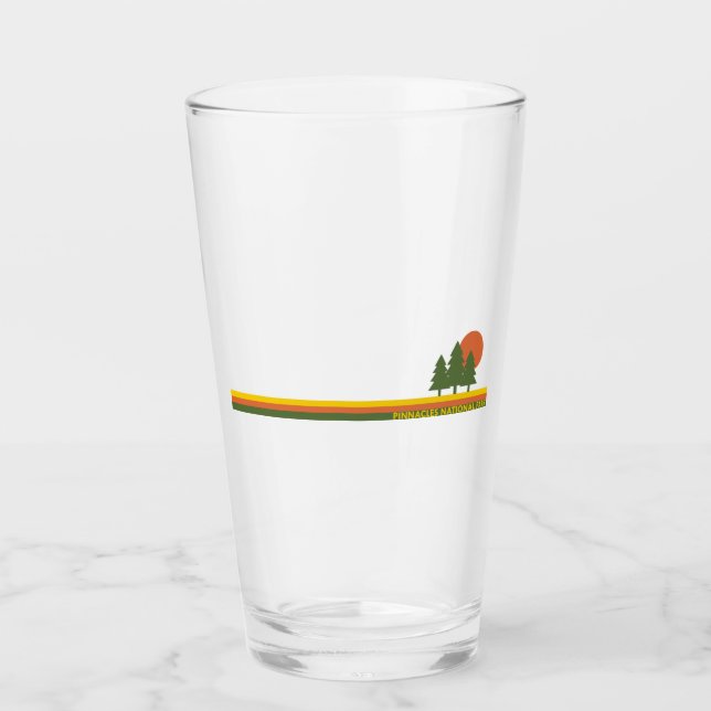 Pinnacles National Park Pine Trees Sun Glass (Front)