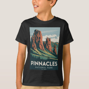 Pinnacles National Park Vintage Camping Hiking Men T-Shirt