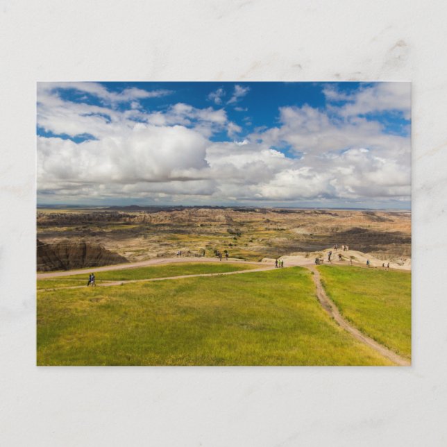 Pinnacles Overlook, Badlands National Park, SD Postcard (Front)