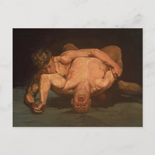 Pinned, 1895 postcard (Front)