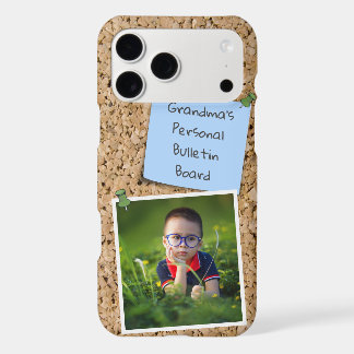 Pinned Blue Note Template Custom Photo iPhone 17 Pro Max Case
