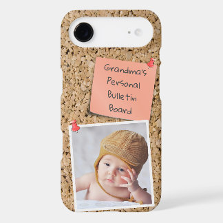 Pinned Coral Note Template Custom Photo iPhone 17 Air Case