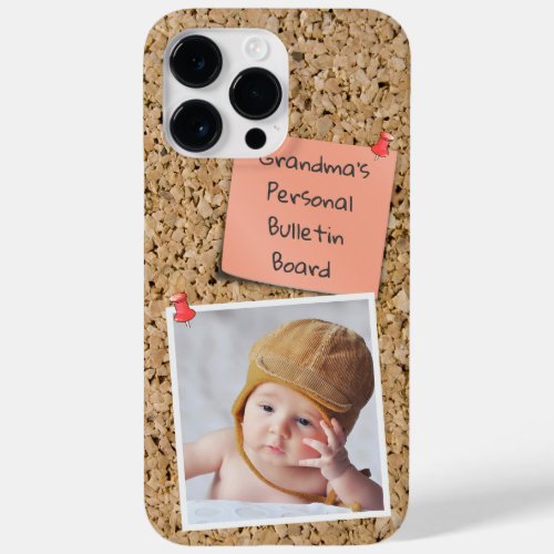 Pinned Coral Note Template Custom Photo Case_Mate iPhone 14 Pro Max Case