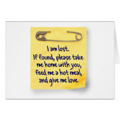 pinned note (Front Horizontal)