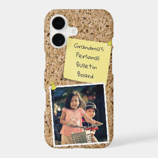 Pinned Yellow Note Template Custom Photo iPhone 17 Case