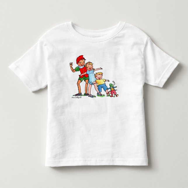 Pinocchio and Friends - Kids T-shirt (Front)