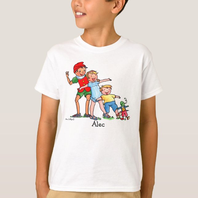 Pinocchio and Friends  -  Kids T-shirt (Front)