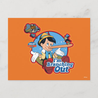 Pinocchio | I'm Branching Out Postcard