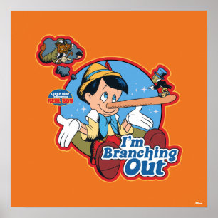Pinocchio I'm Branching Out Poster