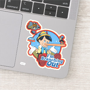 Pinocchio   I'm Branching Out Sticker