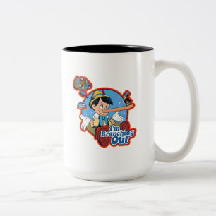 Pinocchio   I'm Branching Out Two-Tone Coffee Mug