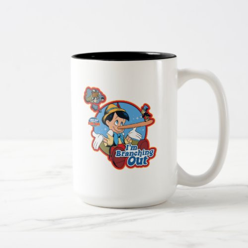 Pinocchio  Im Branching Out Two_Tone Coffee Mug