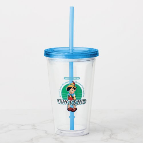 Pinocchio  No Strings Attached Acrylic Tumbler