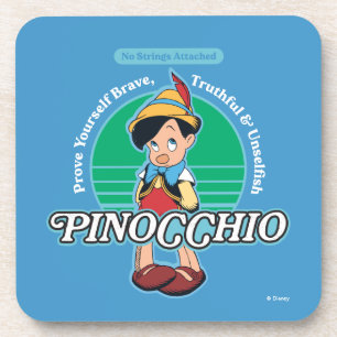 Pinocchio No Strings Attached Beverage Coaster