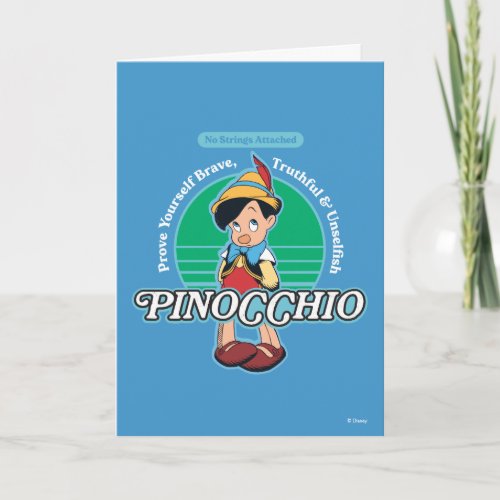 Pinocchio  No Strings Attached Card