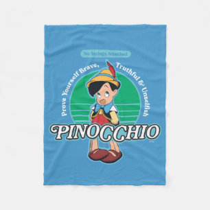 Pinocchio No Strings Attached Fleece Blanket