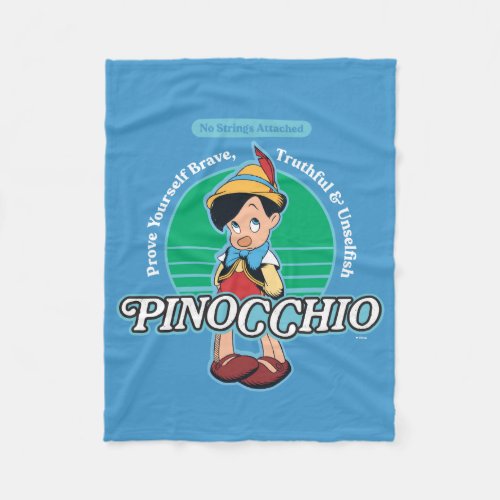Pinocchio  No Strings Attached Fleece Blanket