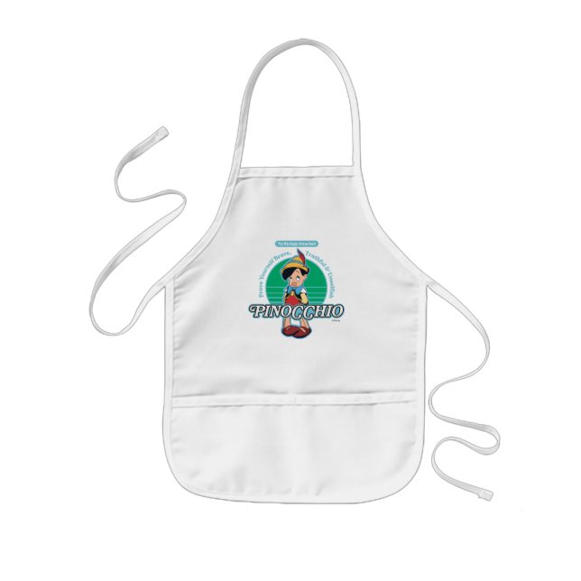 Pinocchio | No Strings Attached Kids' Apron (Front)