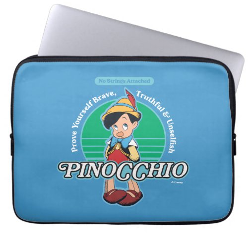 Pinocchio  No Strings Attached Laptop Sleeve