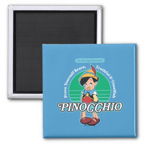 Pinocchio  No Strings Attached Magnet