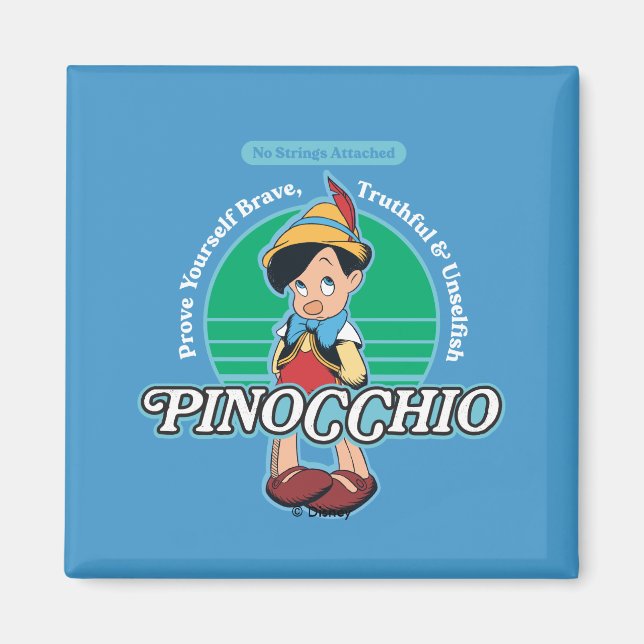Pinocchio | No Strings Attached Magnet (Front)
