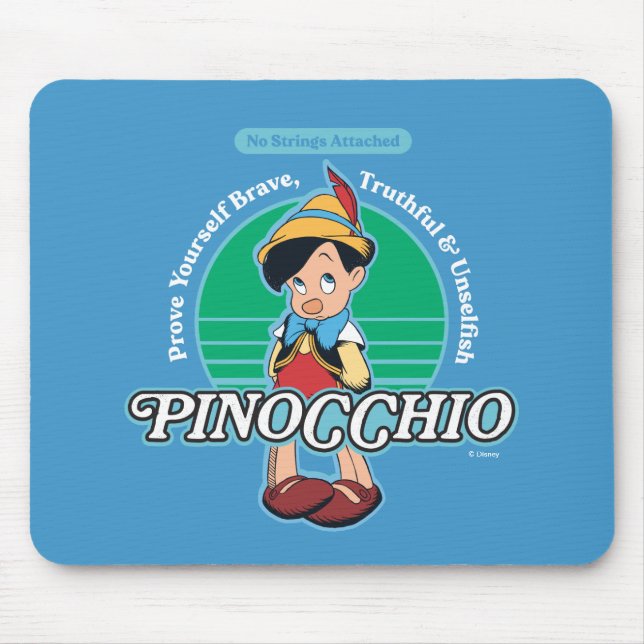 Pinocchio | No Strings Attached Mouse Pad (Front)