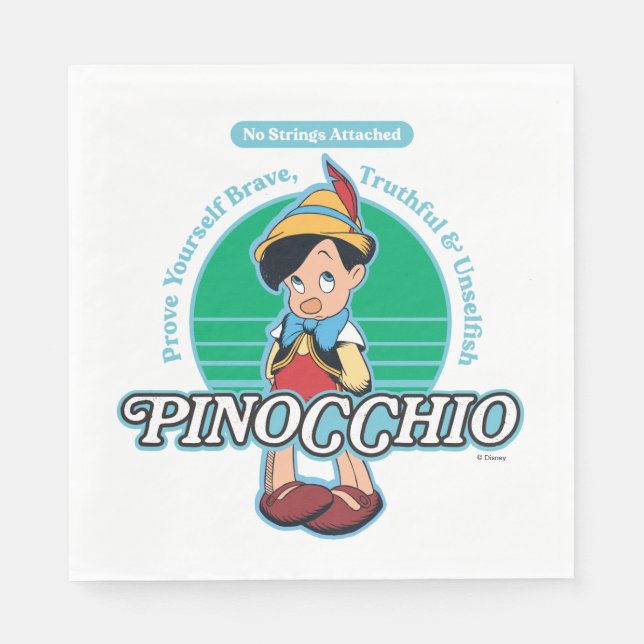 Pinocchio | No Strings Attached Napkins (Front)