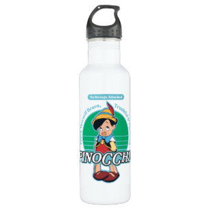 Pinocchio   No Strings Attached Stainless Steel Water Bottle
