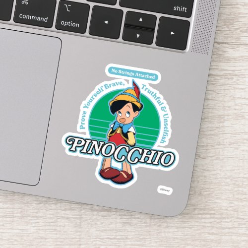 Pinocchio  No Strings Attached Sticker