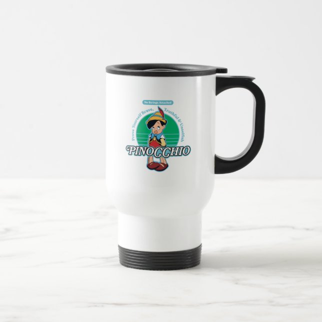 Pinocchio | No Strings Attached Travel Mug (Right)