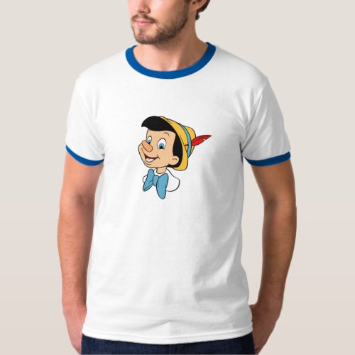 Pinocchio smiling head shot Disney T_Shirt