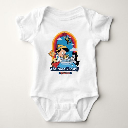 Pinocchio  The Nose Knows Baby Bodysuit