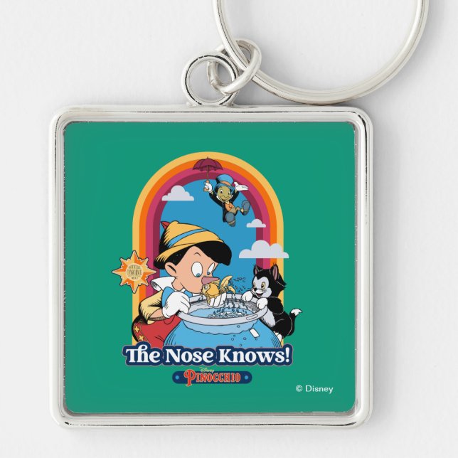 Pinocchio | The Nose Knows Keychain (Front)
