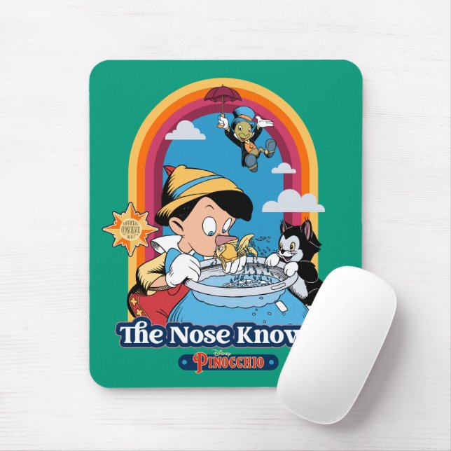Pinocchio | The Nose Knows Mouse Pad (With Mouse)