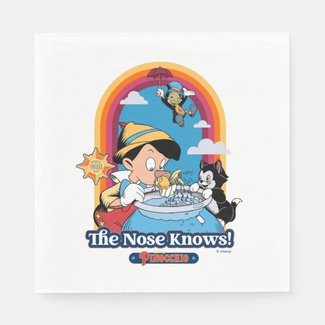 Pinocchio | The Nose Knows Napkins (Front)