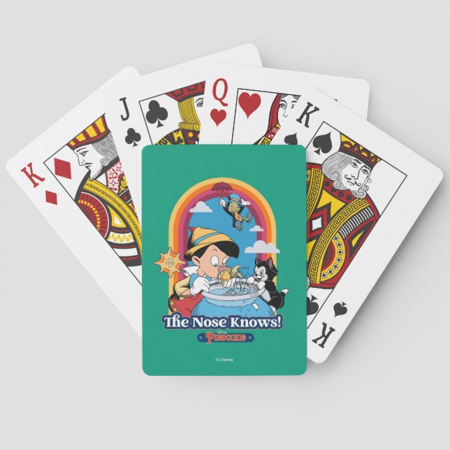 Pinocchio | The Nose Knows Poker Cards (Back)