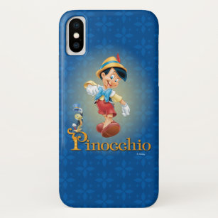 Pinocchio with Jiminy Cricket 2 iPhone X Case