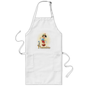 Pinocchio with Jiminy Cricket 2 Long Apron