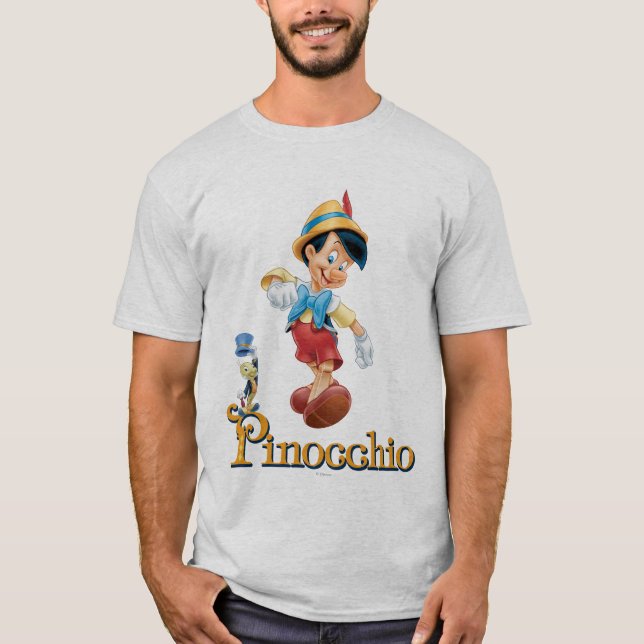 Pinocchio with Jiminy Cricket 2 T-Shirt
