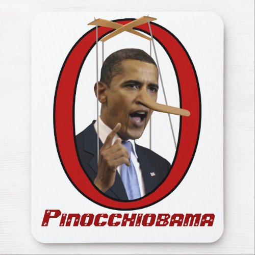 Pinocchiobama Mouse Pad