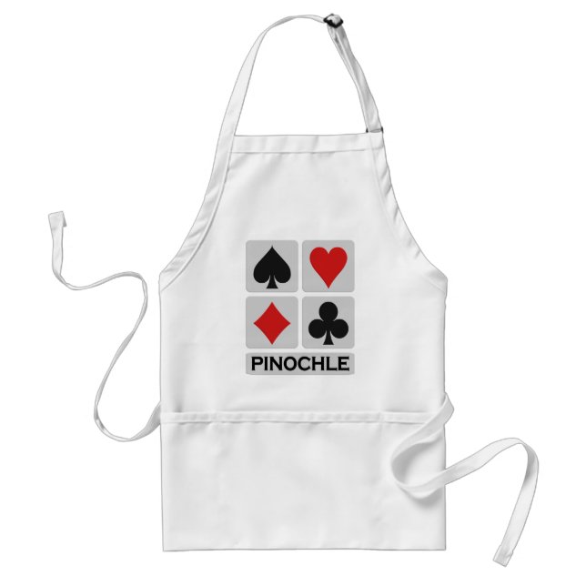 Pinochle apron - choose style & color (Front)