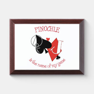 Pinochle Award Plaque