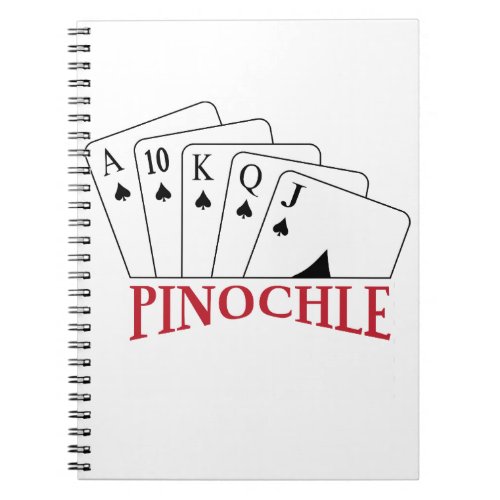 Pinochle Cards Notebook