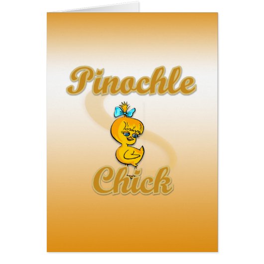 Pinochle Chick Cards (Front)