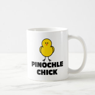 Pinochle Chick Coffee Mug