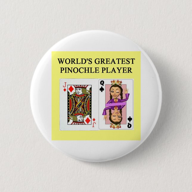 pinochle game player button (Front)