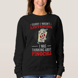 Pinochle Game Rules Cards Double Deck Points 1 Sweatshirt