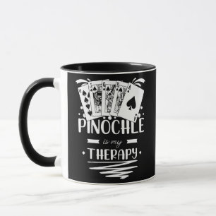 Pinochle Game Rules Cards Double Deck Points Mug