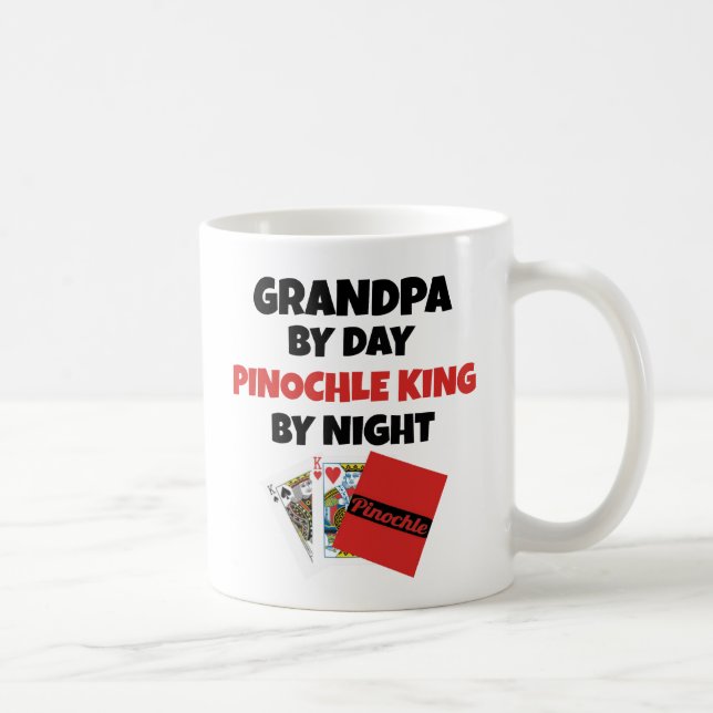 Pinochle King Grandpa Coffee Mug (Right)