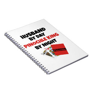 Pinochle King Husband Notebook
